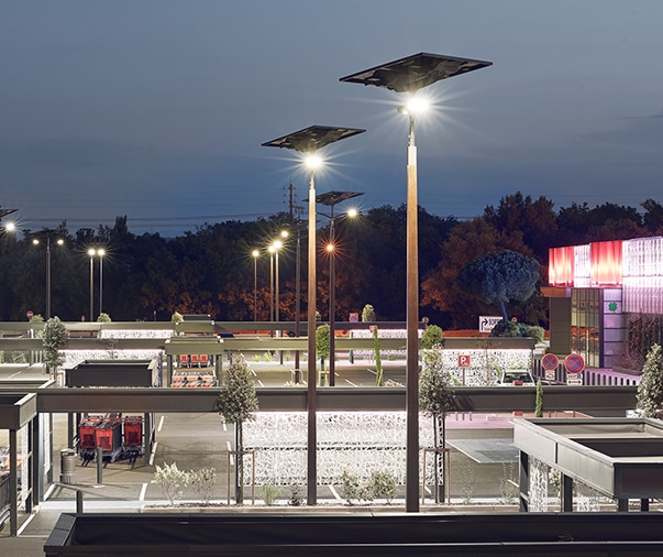 solar light for commercial building