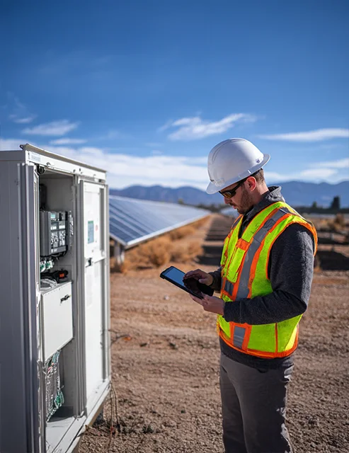 Utility-Scale Solar Inverter Installation2