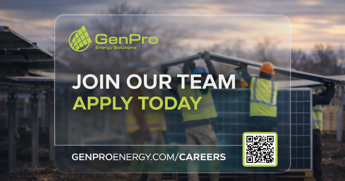Genpro Careers - GenPro Energy Solutions